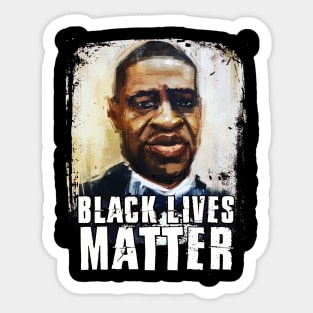 Rest in Power George Floyd - Black Lives Matter Sticker